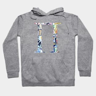 Barcelona Gaudi Mosaic Pi Sorority Letter Hoodie